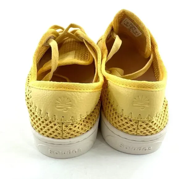 Soludos Women's Canaria Yellow The Ibiza Mesh Sneaker Size 9 - Picture 7 of 13